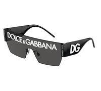 Dolce & Gabbana Man DG2233 01/87 Sunglasses Metal Black Grey Cat Eye Normal Shaded