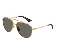 Dolce & Gabbana Man DG2302 02/R5 Sunglasses Metal Gold Grey Pilot Normal