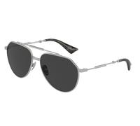 Dolce & Gabbana Man DG2302 136648 Sunglasses Metal Silver Grey Pilot Polarized