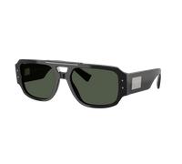 Dolce&Gabbana Man Sunglass DG4482 - Frame color: Brushed Black, Lens color: Dark Green Polar