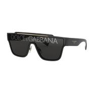 Dolce & Gabbana DG6125 501/M Man Sunglasses Nylon Black Grey Squared Normal