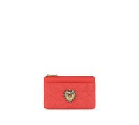 Dolce & Gabbana medium Devotion leather wallet - Red One Size