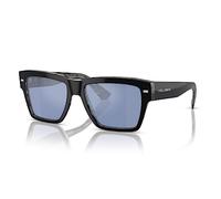 Dolce & Gabbana Men 0dg4431 55 34031u Sunglasses, Black Avana/Light Blue, 55/18/145