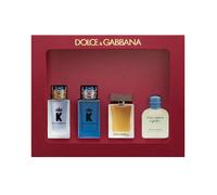 Dolce & Gabbana Men Miniatures Gift Set 5ml K Eau de Parfum + 5ml K Eau de Toilette + 5ml The One Eau de Parfum + 5ml Light Blue Eau de Toilette