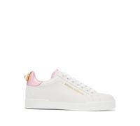 Dolce & Gabbana Portofino logo-tag leather sneakers - White 34-35-35.5-36-37-38.5-39-39.5-40-40.5-41-41.5-42