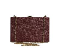Dolce & Gabbana Sicily Leather Clutch - Maroon - One Size
