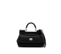 Dolce & Gabbana small Sicily rhinestone-embellished shoulder bag - Black One Size