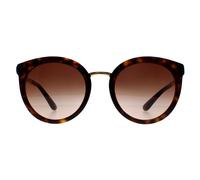 Dolce & Gabbana Woman DG4268 502/13 Sunglasses Acetate Turtle Brown Round Normal Shaded