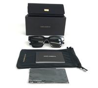 Dolce & Gabbana Man DG4413 675/R5 Sunglasses Acetate Black Grey Squared Normal