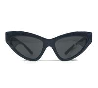 Dolce & Gabbana Sunglasses DG4439 501/87 Black Cat Eye Frames w Dark Grey Lenses