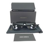 Dolce & Gabbana Sunglasses DG4459 501/87 Black Square Frames w/ Dark Grey Lenses