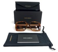 Dolce & Gabbana Sunglasses DG4475 3380/13 Havana Frames w/ Brown Gradient Lenses