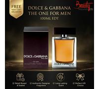 Dolce & Gabbana The One For Men EDT 100ml Spray Retail Boxed Sealed New