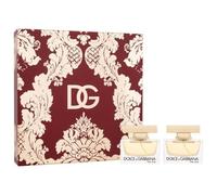 Dolce & Gabbana The One Set, Women's Eau de Parfum, Amber Floral Fragrance, 2x50ml, with Lily, Jasmine, Vanilla, Musk Notes