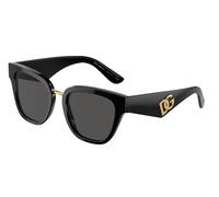 Dolce & Gabbana Woman DG4437 501/87 Sunglasses Acetate Black Grey Butterfly Normal