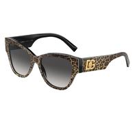 Dolce & Gabbana Woman DG4449 31638G Sunglasses Acetate Brown Grey Butterfly Normal Shaded