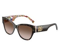 Dolce & Gabbana Woman DG4449 321713 Sunglasses Acetate Turtle Brown Butterfly Normal Shaded