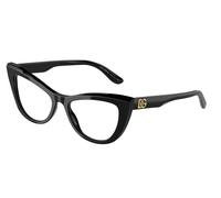 Dolce & Gabbana Woman Dolce & Gabbana DG3354 501 Optical frames Acetate Black Transparent Cat Eye Normal