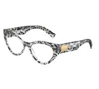 Dolce & Gabbana Woman Dolce & Gabbana DG3403 3287 Optical frames Acetate Black Transparent Cat Eye Normal