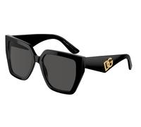 Dolce & Gabbana DG4438 501/87 Woman Sunglasses Acetate Black Grey Squared Normal