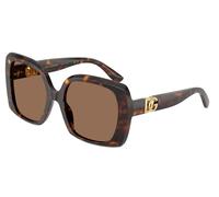 Dolce & Gabbana DG4475 502/73 Woman Sunglasses Acetate Turtle Brown Squared Normal