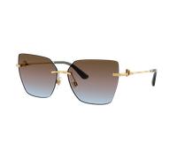 Dolce&Gabbana Woman Sunglass DG2321 - Frame color: Gold, Lens color: Azure/Pink/Brown Gradient