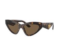 Dolce&Gabbana Woman Sunglass DG4439 - Frame color: Havana, Lens color: Dark Brown