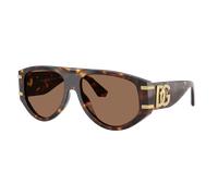 Dolce&Gabbana Woman Sunglass DG4499 - Frame color: Havana, Lens color: Dark Brown