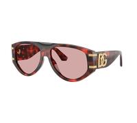 Dolce&Gabbana Woman Sunglass DG4499 - Frame color: Red Havana, Lens color: Light Violet