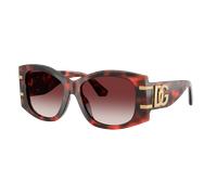 Dolce&Gabbana Woman Sunglass DG4501 - Frame color: Red Havana, Lens color: Clear Gradient Dark Brandy