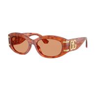 Dolce&Gabbana Woman Sunglass DG4502 - Frame color: Camel Havana, Lens color: Orange