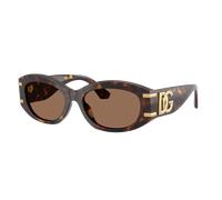 Dolce&Gabbana Woman Sunglass DG4502 - Frame color: Havana, Lens color: Dark Brown
