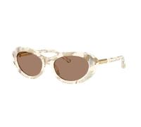Dolce&Gabbana Woman Sunglass DG4519 - Frame color: Pearl Havana Cream, Lens color: Solid Brown