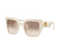 Dolce&Gabbana Woman Sunglass DG4538 - Frame color: Cream, Lens color: Clear/Brown/Silver