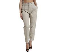 Dolce & Gabbana Women's Beige Cotton Cargo Pants - 42 IT - Beige