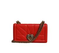 Dolce & Gabbana Women's Devotion Quilted Crossbody Phone Bag in Red Dolce & Gabbana Red One Size