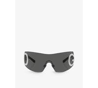 Dolce & Gabbana Womens Dolce & Gabbana Dg2298B Oval-Frame Acetate Sunglasses Black