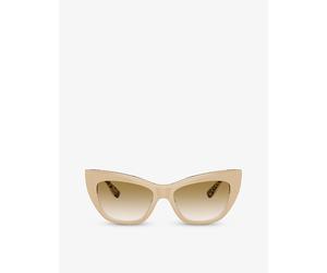 Dolce & Gabbana Womens Dolce & Gabbana Dg4417 Cat-Eye Acetate Sunglasses Cream