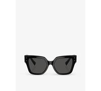 Dolce & Gabbana Womens Dolce & Gabbana Dg4471 Square-Frame Acetate Sunglasses Black