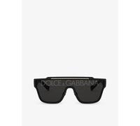 Dolce & Gabbana DG6125 501/M Man Sunglasses Nylon Black Grey Squared Normal
