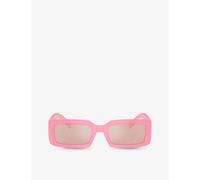 Dolce & Gabbana Womens Dolce & Gabbana Dg6187 Rectangle-Frame Injected Sunglasses Pink