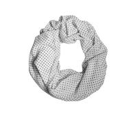 Dolce & Gabbana Women's Polka Dot Wrap Shawl with Logo Details in White Dolce & Gabbana White One Size