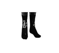 Dolce & Gabbana Women's SCS50 Crystal Socks - Black Hosiery | Size: Medium Dolce & Gabbana Black M