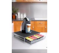 Neo Coffee Machine Stand For Dolce Gusto Pods and Nespresso Cartons - Black