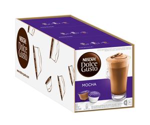 Dolce Gusto Mocha Coffee Pods, 16 Capsules (24 Servings, Pack of 3, Total 48 Capsules)