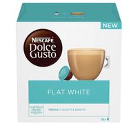 Dolce Gusto NESCAFE Flat White Coffee Pods total of 48 Coffee Capsules Creamy Coffee Flavour (3 Packs)