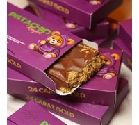 Dolce’s Pistachio Knafeh Bar - Premium Dubai Chocolate Dessert | 400g Pistachio & Cream Layered Sweet | Middle Eastern Inspired Luxury Gift