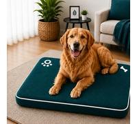 Dolce Vari Luxury Soft Pet Mat Bed Non Slip Washable Dog Cat Cushion Travel Crate Mat (Teal, 58 x 80 cm)