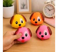 Dolce Vari Squeaky Dog Ball Toy 8 cm, Fun Pet Puppy Play Ball for Interactive Play, Fetch & Exercise, Durable Dog Toy for Small & Medium Dogs, Assorted Colours 5364
