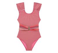 Dolce Vita Metallic 1-Piece Swimsuit Pink 8 years